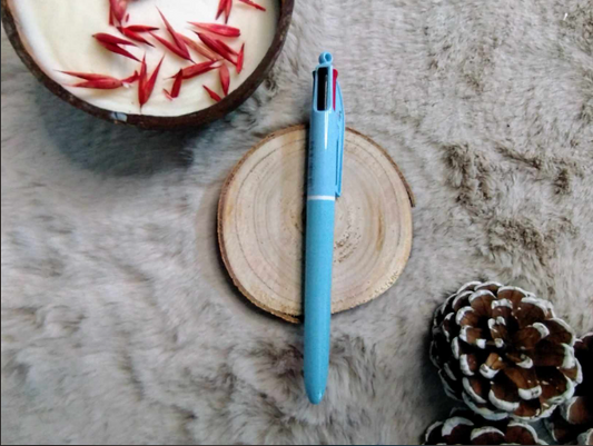 Bic 4 couleurs Bleu Pastel