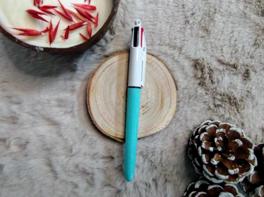 Bic 4 couleurs Bleu pastel