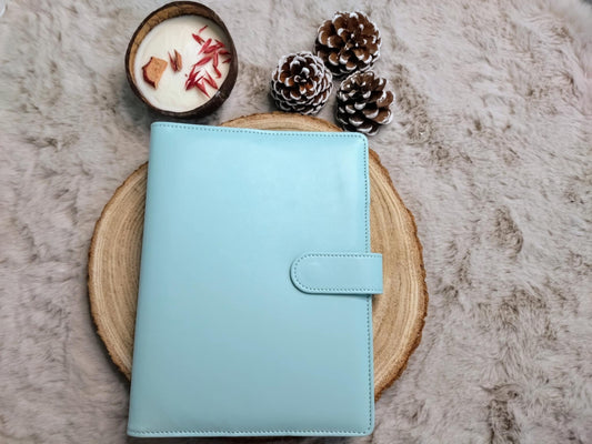 Classeur A5 Bleu pastel