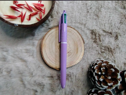 Bic 4 couleurs Violet Pastel