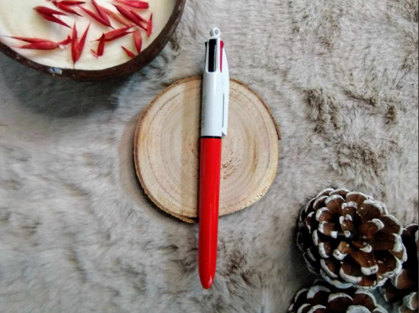 Bic 4 couleurs Orange red