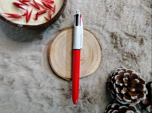 Bic 4 couleurs Orange red