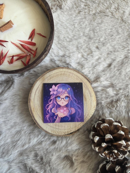 Magnet illustré "Mady Moon Color" 2.0