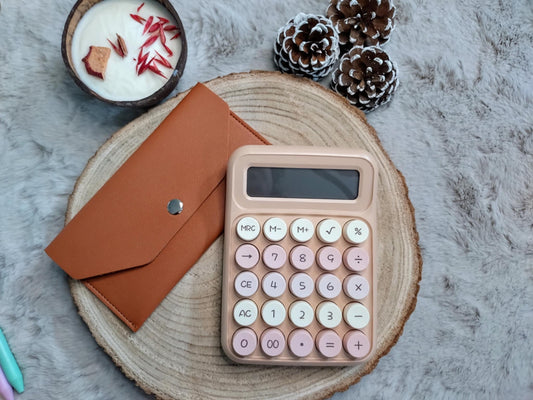 Calculatrice thème beige